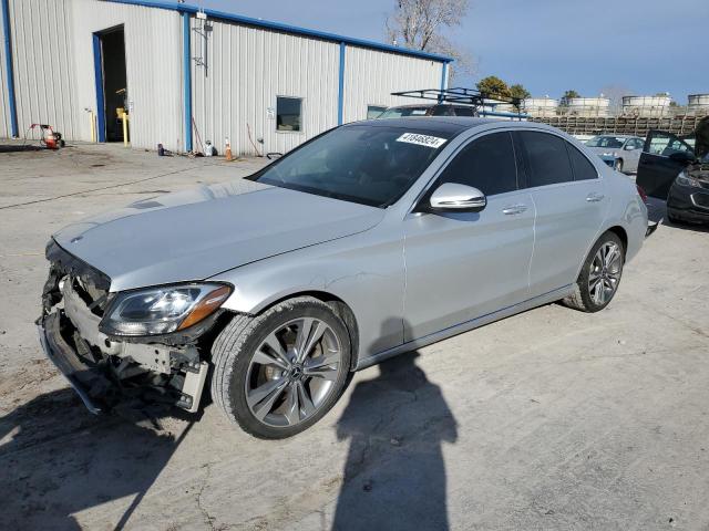 55SWF4JB1JU235346 - 2018 MERCEDES-BENZ C 300 SILVER photo 1