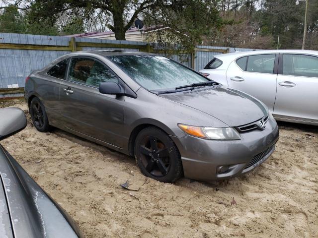 2HGFG12847H550095 - 2007 HONDA CIVIC EX GRAY photo 4