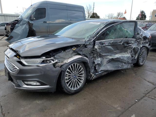 3FA6P0D97JR188456 - 2018 FORD FUSION TITANIUM/PLATINUM GRAY photo 1