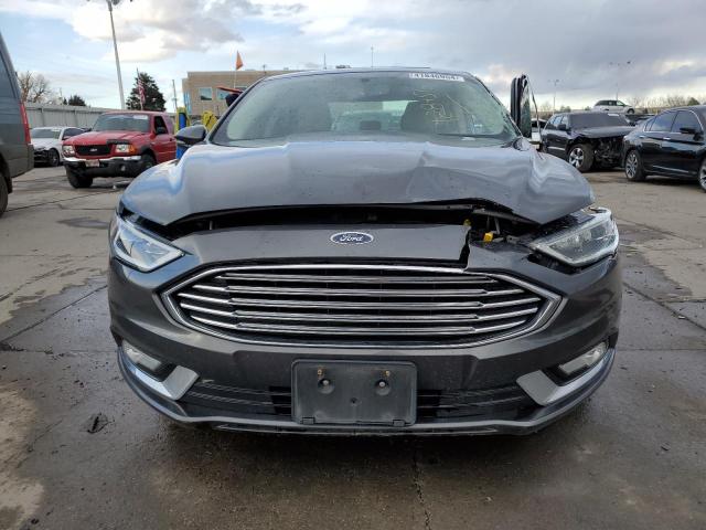 3FA6P0D97JR188456 - 2018 FORD FUSION TITANIUM/PLATINUM GRAY photo 5