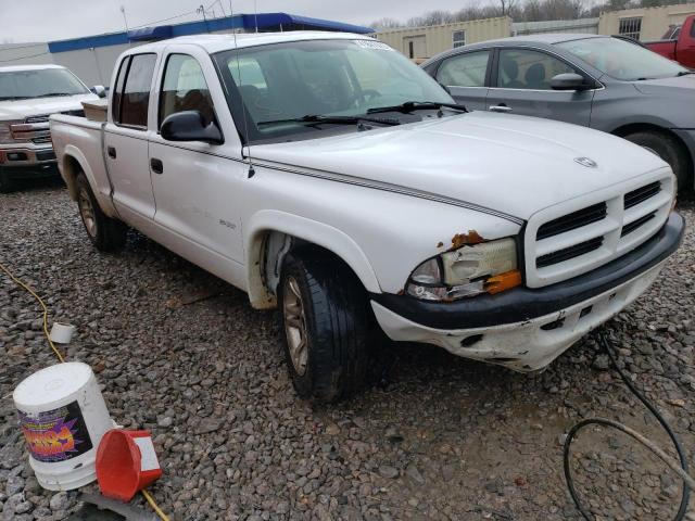 1B7HL38X02S690479 - 2002 DODGE DAKOTA QUAD SPORT WHITE photo 4