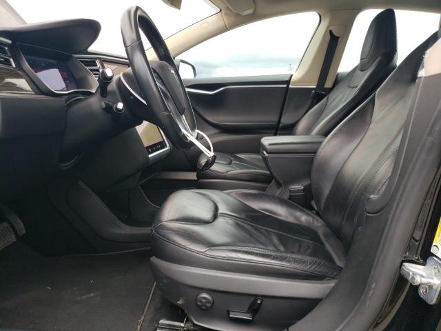 5YJSA1H12EFP56978 - 2014 TESLA MODEL S შავი ფოტო 7