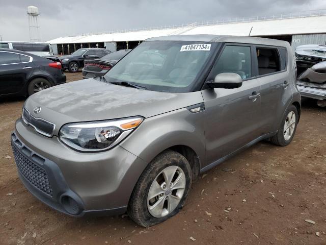 KNDJN2A25E7055768 - 2014 KIA SOUL GRAY photo 1