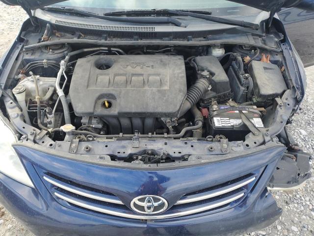 2T1BU4EE8DC005600 - 2013 TOYOTA COROLLA BASE BLUE photo 11