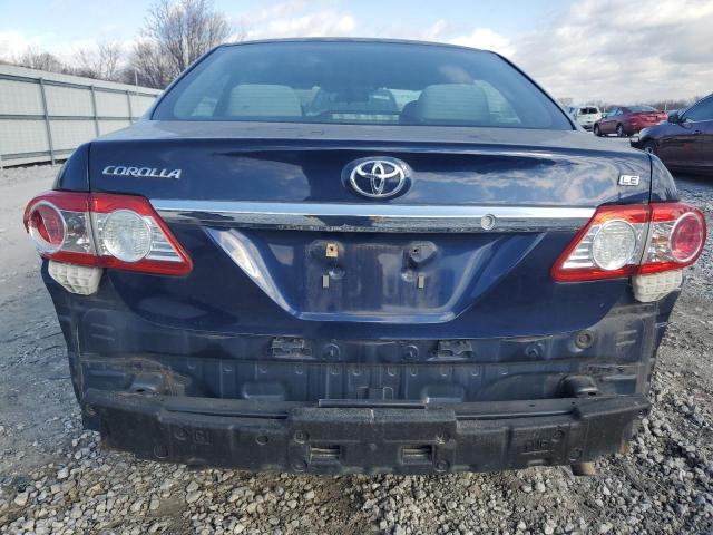 2T1BU4EE8DC005600 - 2013 TOYOTA COROLLA BASE BLUE photo 6