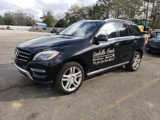 4JGDA5HB8EA365427 - 2014 MERCEDES-BENZ ML 350 4MATIC BLACK photo 1