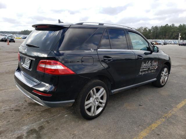 4JGDA5HB8EA365427 - 2014 MERCEDES-BENZ ML 350 4MATIC BLACK photo 3