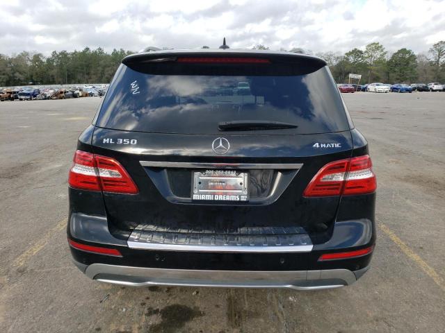 4JGDA5HB8EA365427 - 2014 MERCEDES-BENZ ML 350 4MATIC BLACK photo 6