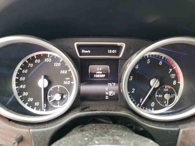 4JGDA5HB8EA365427 - 2014 MERCEDES-BENZ ML 350 4MATIC BLACK photo 9