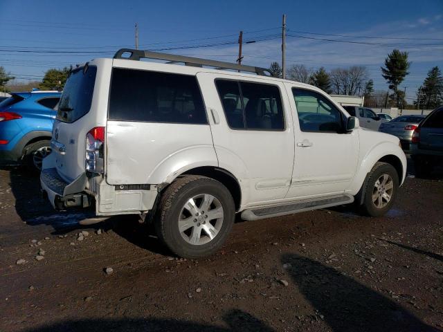 5N1AR18B89C613562 - 2009 NISSAN PATHFINDER S WHITE photo 3