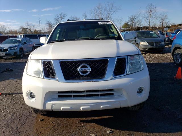 5N1AR18B89C613562 - 2009 NISSAN PATHFINDER S WHITE photo 5