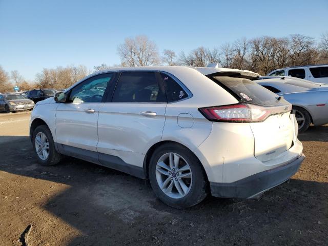 2FMTK3J83FBB37904 - 2015 FORD EDGE SEL WHITE photo 2