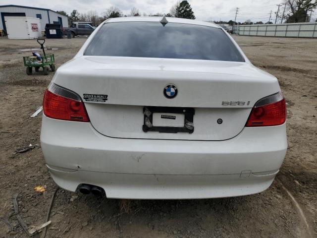 WBANE53507CW65434 - 2007 BMW 525 I WHITE photo 6