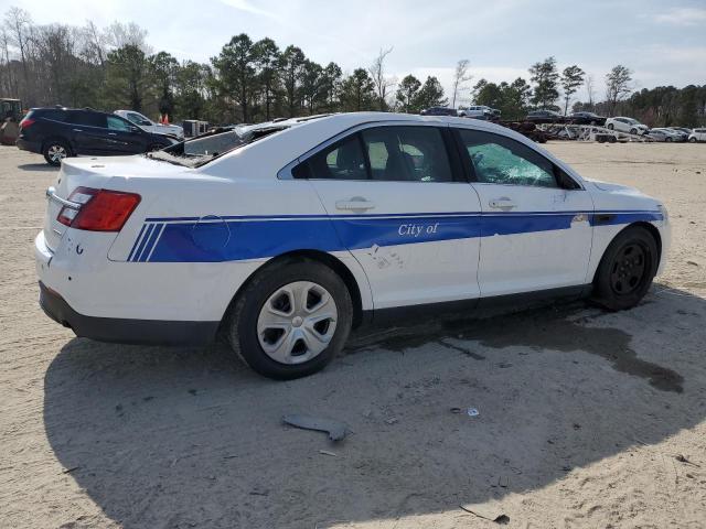 1FAHP2L80GG113627 - 2016 FORD TAURUS POLICE INTERCEPTOR WHITE photo 3