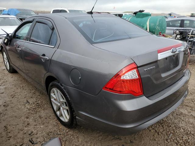 3FAHP0JG3CR266245 - 2012 FORD FUSION SEL GRAY photo 2