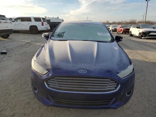 3FA6P0HR7DR132404 - 2013 FORD FUSION SE BLUE photo 5