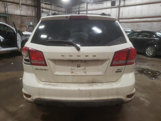 3C4PDCCG1DT656021 - 2013 DODGE JOURNEY SXT WHITE photo 6