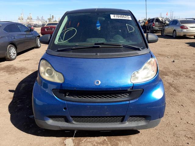 WMEEJ31X98K207049 - 2008 SMART FORTWO PURE BLUE photo 5