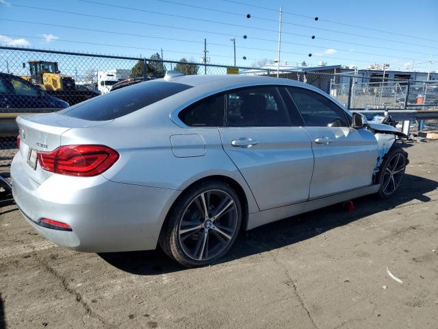 WBA4J3C53JBG95555 - 2018 BMW 430XI GRAN COUPE SILVER photo 3