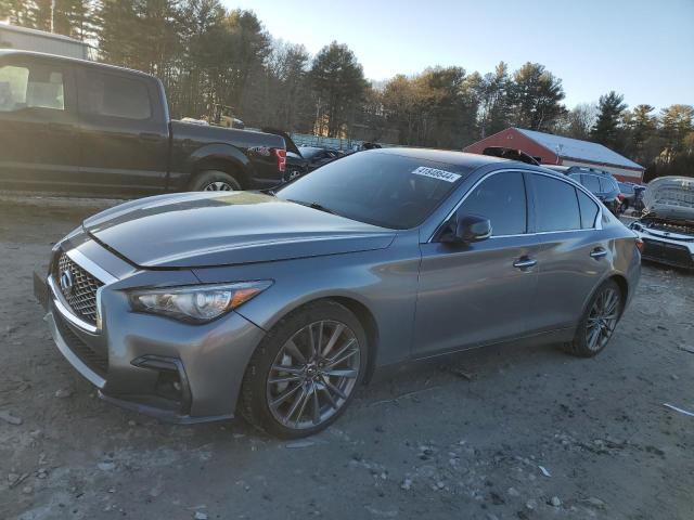 JN1FV7ARXGM451413 - 2016 INFINITI Q50 RED SPORT 400 GRAY photo 1