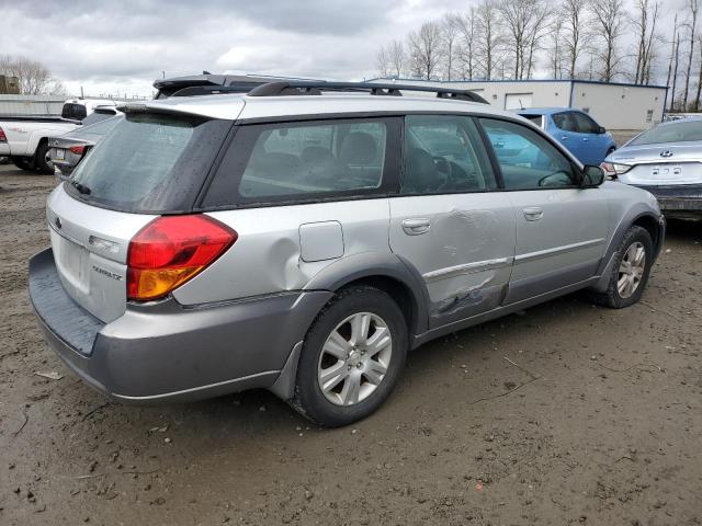 4S4BP62C957308244 - 2005 SUBARU LEGACY OUTBACK 2.5I LIMITED SILVER photo 3