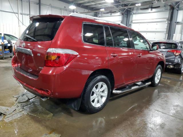 JTEES43A282090422 - 2008 TOYOTA HIGHLANDER SPORT MAROON photo 3