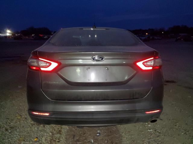 1FA6P0H70E5400387 - 2014 FORD FUSION SE GRAY photo 6