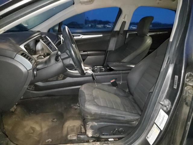 1FA6P0H70E5400387 - 2014 FORD FUSION SE GRAY photo 7