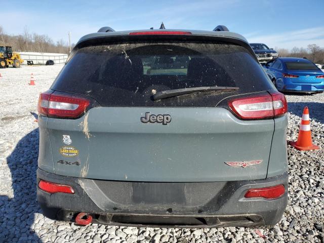 1C4PJMBB2EW158877 - 2014 JEEP CHEROKEE TRAILHAWK ნაცრისფერი ფოტო 6