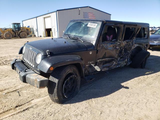 1C4HJWEG2JL931057 - 2018 JEEP WRANGLER U SAHARA BLACK photo 1