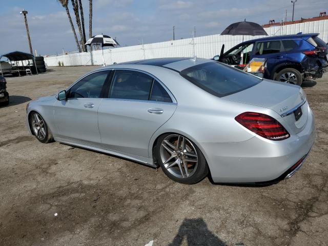 WDDUG8DB0JA376352 - 2018 MERCEDES-BENZ S 560 SILVER photo 2