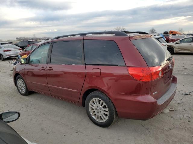 5TDYK4CC4AS300942 - 2010 TOYOTA SIENNA XLE RED photo 2