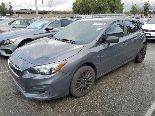 4S3GTAA61J3744088 - 2018 SUBARU IMPREZA GRAY photo 1