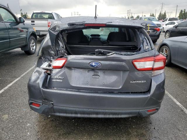 4S3GTAA61J3744088 - 2018 SUBARU IMPREZA GRAY photo 6