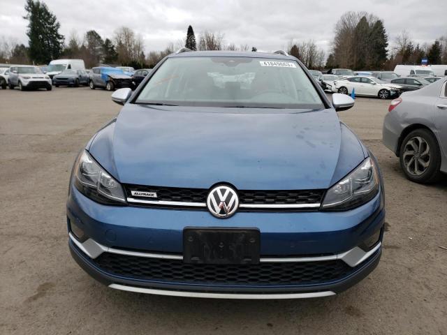 3VWH17AU0JM756367 - 2018 VOLKSWAGEN GOLF ALLTR S BLUE photo 5