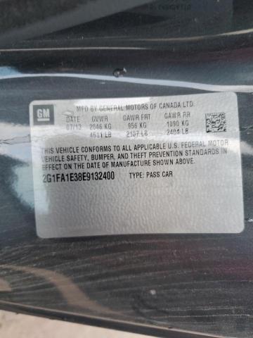 2G1FA1E38E9132400 - 2014 CHEVROLET CAMARO LS CHARCOAL photo 12