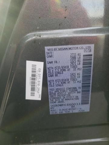 5N1DR2MM9JC660033 - 2018 NISSAN PATHFINDER S GRAY photo 12