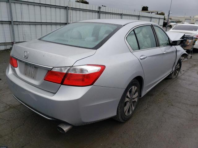 1HGCR2F34EA211866 - 2014 HONDA ACCORD LX SILVER photo 3