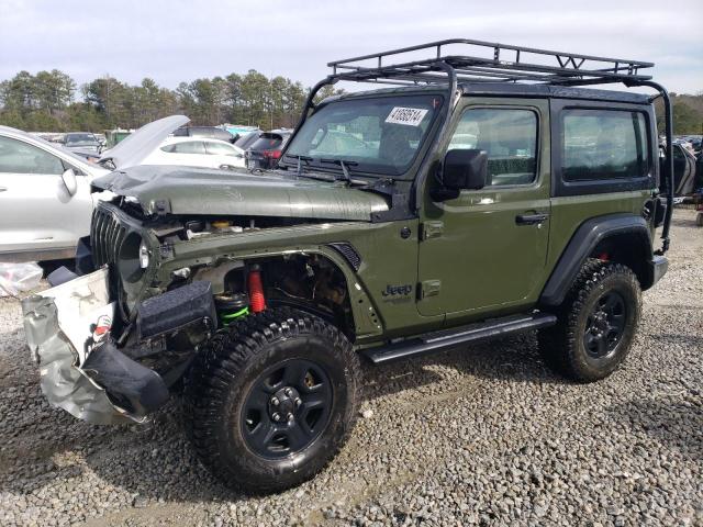 1C4GJXAGXMW852987 - 2021 JEEP WRANGLER SPORT GREEN photo 1