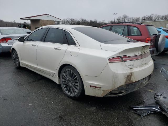 3LN6L2JK4ER816189 - 2014 LINCOLN MKZ WHITE photo 2