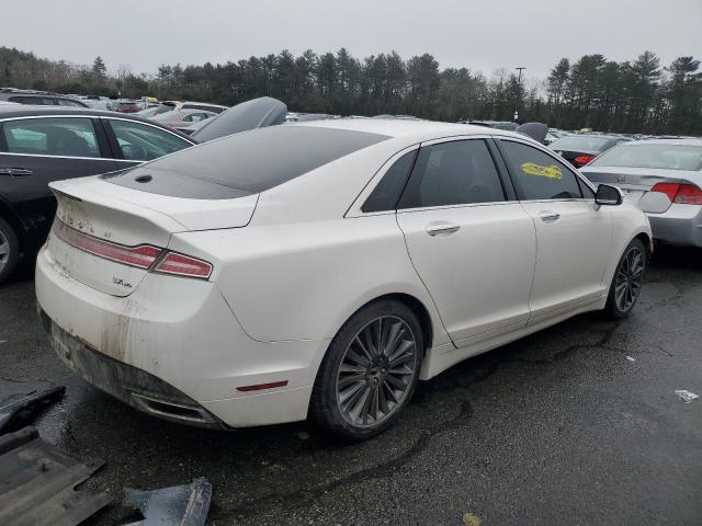 3LN6L2JK4ER816189 - 2014 LINCOLN MKZ WHITE photo 3