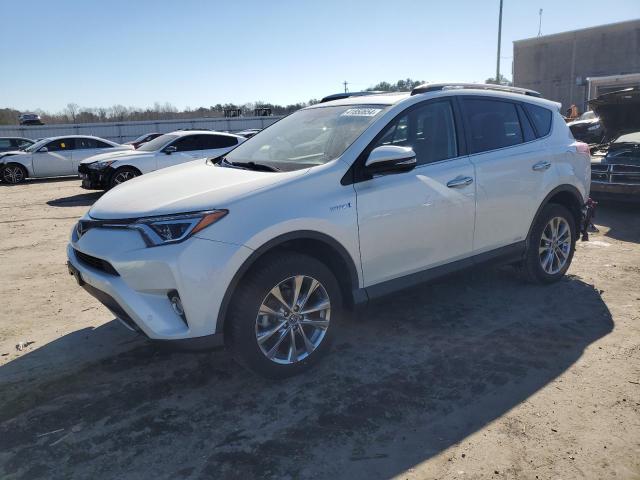 JTMDJREV4JD226379 - 2018 TOYOTA RAV4 HV LIMITED WHITE photo 1