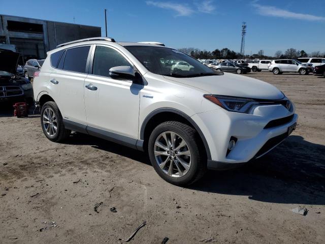 JTMDJREV4JD226379 - 2018 TOYOTA RAV4 HV LIMITED WHITE photo 4