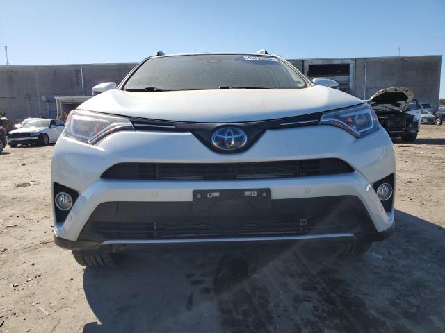 JTMDJREV4JD226379 - 2018 TOYOTA RAV4 HV LIMITED WHITE photo 5