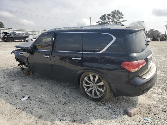 JN8AZ2NF1E9553833 - 2014 INFINITI QX80 BLACK photo 2