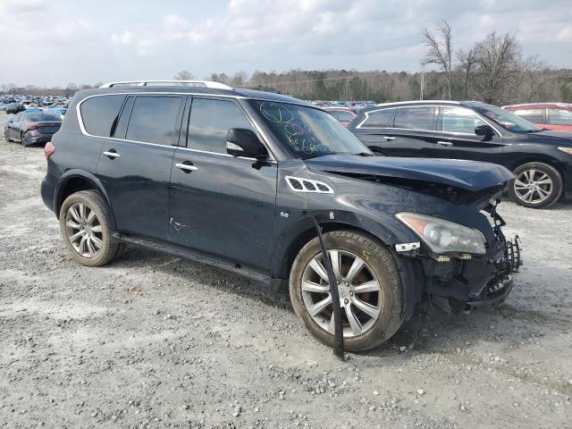 JN8AZ2NF1E9553833 - 2014 INFINITI QX80 BLACK photo 4