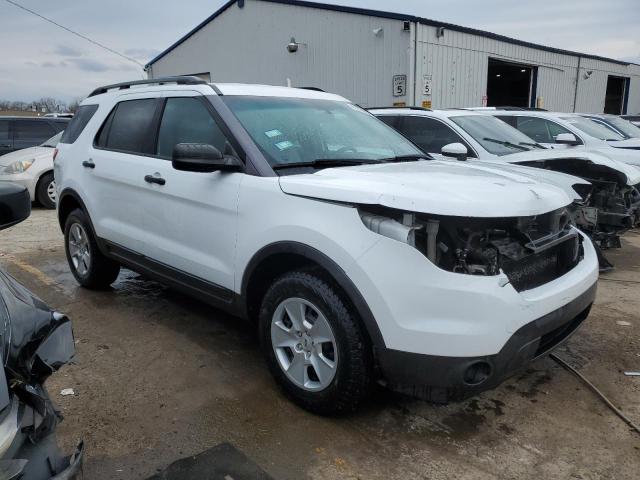 1FM5K8B85EGA49755 - 2014 FORD EXPLORER WHITE photo 4