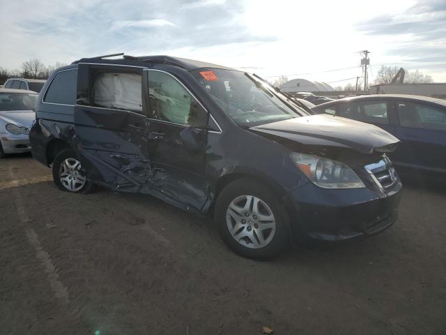 5FNRL38437B125030 - 2007 HONDA ODYSSEY EX BLUE photo 4