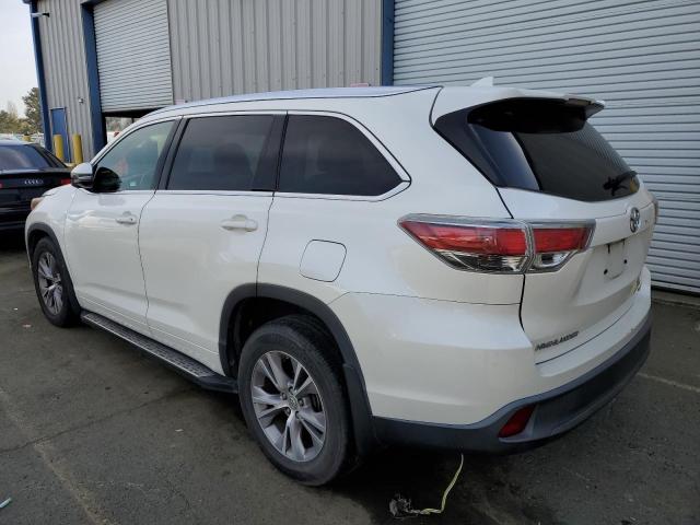 5TDJKRFH9FS072692 - 2015 TOYOTA HIGHLANDER XLE 白色 照片 2
