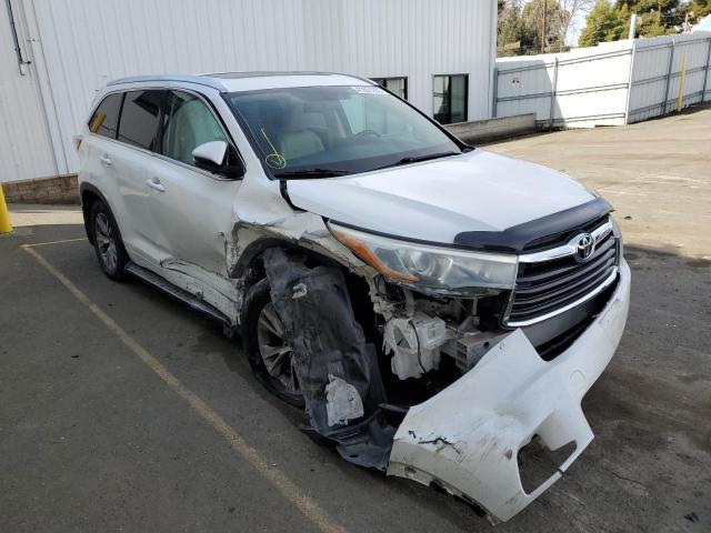 5TDJKRFH9FS072692 - 2015 TOYOTA HIGHLANDER XLE 白色 照片 4